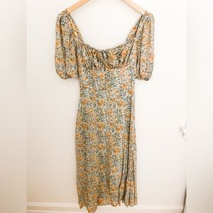 Petal and Pup Floral MIDI Dress